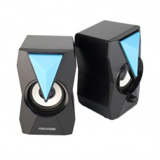 Акустична система 2.0 Microlab B-22, 6Вт RGB Led USB чорна