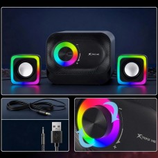 Акустична система 2.1 XTRIKE ME SK-502, 11Вт LED USB+3,5мм чорна