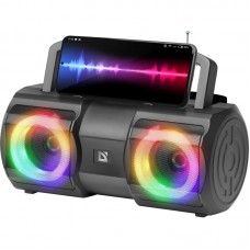 Акустична система Defender 1.0 Beatbox 20Вт, Light/BT/MIC/FM/USB/TF