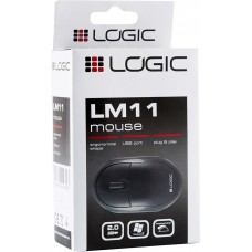 Мишка LogicConcept LM-11 3 кн 1000dpi чорна (M-LC-LM11)