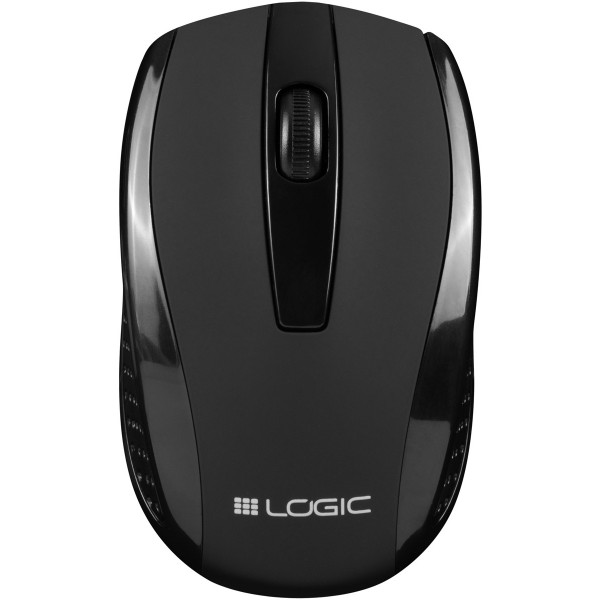 Мишка LogicConcept LM-31 бездротова 1200dpi 3кн USB чорна (M-LC-LM31W-BK)