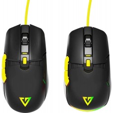 Мишка Modecom Jager Volcano ігрова 12400dpi 7кн RGB Hot-Swap custom чорна (M-MC-JAGER-100)