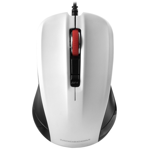 Мишка Modecom MC-M9 1 4кн 1600dpi чорно-біла (M-MC-00M9.1-200)