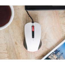 Мишка Modecom MC-M9 1 4кн 1600dpi чорно-біла (M-MC-00M9.1-200)