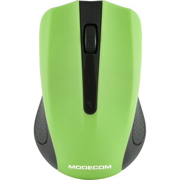 Мишка Modecom MC-WM9 бездротова 2кн 1200dpi нано ресівер чорна-зелена (M-MC-0WM9-180)
