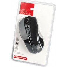 Мишка Modecom MC-WRM1 бездротова зарядка 3кн 1600dpi чорна (M-MC-WRM1-100)