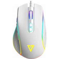 Мишка Modecom Veles Volcano ігрова 12800dpi 8кн RGB біла (M-MC-VELES-200)