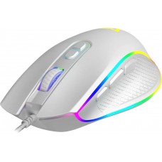 Мишка Modecom Veles Volcano ігрова 12800dpi 8кн RGB біла (M-MC-VELES-200)
