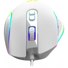 Мишка Modecom Veles Volcano ігрова 12800dpi 8кн RGB біла (M-MC-VELES-200)