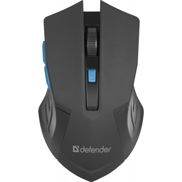 Мишка Defender Accura MM-275 бездротова 6 кн до 1600 dpi синій (52275)