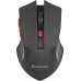 Мишка Defender Accura MM-275 бездротова 6 кн до 1600 dpi червоний (52276)