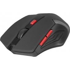 Мишка Defender Accura MM-275 бездротова 6 кн до 1600 dpi червоний (52276)