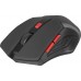 Мишка Defender Accura MM-275 бездротова 6 кн до 1600 dpi червоний (52276)