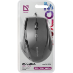 Мишка Defender Accura MM-362 6кн 1600 dpi чорна (52362)