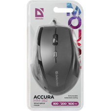 Мишка Defender Accura MM-362 6кн 1600 dpi чорна (52362)