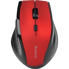 Мишка Defender Accura MM-365 бездротова 6 кн до 1600 dpi червона (52367)