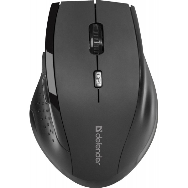 Мишка Defender Accura MM-365 бездротова 6 кн до 1600 dpi чорна (52365)