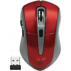 Мишка Defender Accura MM-965 бездротова 6 кн до 1600 dpi червона (52966)