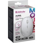 Мишка Defender Auris MB-027 бездротова 3 кн до 1600 dpi безшумна біла (52028) Мишка Defender Auris MB-027 бездротова 3 кн до 1600 dpi безшумна біла (52028)