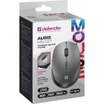 Мишка Defender Auris MB-027 бездротова 3 кн до 1600 dpi безшумна сіра (52029) Мишка Defender Auris MB-027 бездротова 3 кн до 1600 dpi безшумна сіра (52029)