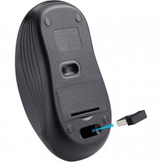 Мишка Defender Bit MB-205 бездротова 3 кн до 1200 dpi безшумна чорна (52205)