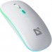Мишка Defender Coda MB-261 бездротова Bluetooth+2 4 ГГц ігрова 3 кн 1600 dpi 300mAh біла (52262)