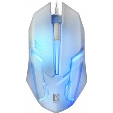 Мишка Defender Cyber MB-560L 4 кн 1200 dpi підсвітка 7 кол біла (52561)