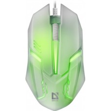Мишка Defender Cyber MB-560L 4 кн 1200 dpi підсвітка 7 кол біла (52561)