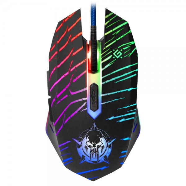 Мишка Defender Dark Agent GM-590L (+ килимок) 6 кн до 12800 dpi (52590)