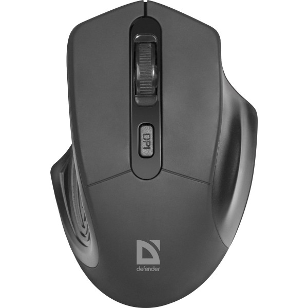 Мишка Defender Datum MB-345 бездротова 4 кн до 1600 dpi чорна (52345)