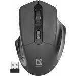 Мишка Defender Datum MB-345 бездротова 4 кн до 1600 dpi чорна (52345)
