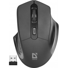 Мишка Defender Datum MB-345 бездротова 4 кн до 1600 dpi чорна (52345)
