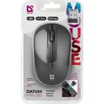 Мишка Defender Datum MM-285 бездротова 3 кн 1600 dpi чорна (52285)