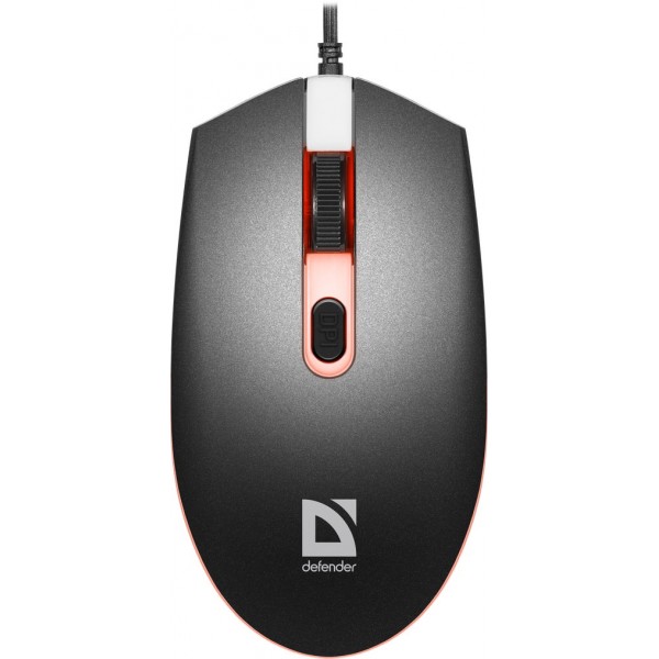 Мишка Defender Dot MB-986 4 кн 1600 dpi 7 кол підсвітки чорна (52986)