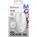 Мишка Defender Feam MM-296 бездротова 4кн до 1600 dpi безшумна біла (52297)