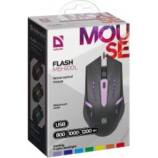 Мишка Defender Flash MB-600L 4 кн 1200 dpi 7 кол підсвітки (52600)