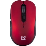 Мишка Defender Gassa MM-105 бездротова 6 кн 1600 dpi безшумна червона (52103)