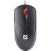 Мишка Defender Icon MB-057 3кн 1000 dpi безшумна чорна (52057)