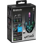 Мишка Defender Katana GM-511 бездротова ігрова 6кн 3200 dpi 400 mAh чорна (52511) Мишка Defender Katana GM-511 бездротова ігрова 6кн 3200 dpi 400 mAh чорна (52511)