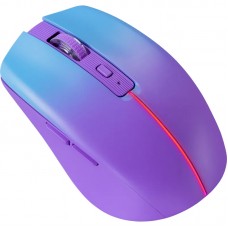 Мишка Defender Mystery MM-301 бездротова Bluetooth+2 4G 1600 dpi 4кн 500mAh LED фіолетова (52301)