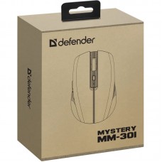Мишка Defender Mystery MM-301 бездротова Bluetooth+2 4G 1600 dpi 4кн 500mAh LED фіолетова (52301)