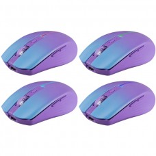 Мишка Defender Mystery MM-301 бездротова Bluetooth+2 4G 1600 dpi 4кн 500mAh LED фіолетова (52301)