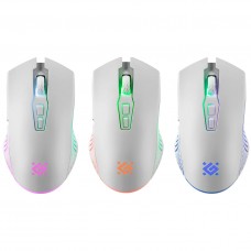 Мишка Defender Pandora GM-502 бездротова ігрова 7кн 3200 dpi 500 mAh біла (52502)
