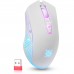 Мишка Defender Pandora GM-502 бездротова ігрова 7кн 3200 dpi 500 mAh біла (52502)
