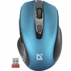 Мишка Defender Prime MB-053 бездротова 6 кн до 1600 dpi безшумна бірюзова (52054)