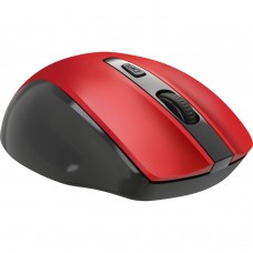 Мишка Defender Prime MB-053 бездротова 6 кн до 1600 dpi безшумна червона (52052)