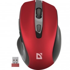 Мишка Defender Prime MB-053 бездротова 6 кн до 1600 dpi безшумна червона (52052)