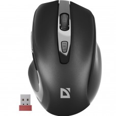 Мишка Defender Prime MB-053 бездротова 6 кн до 1600 dpi безшумна чорна (52053)