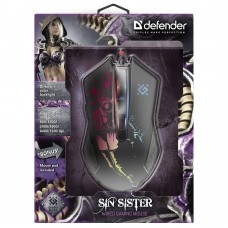 Мишка Defender Sin'Sister GM-933 (+ килимок) 6 кн до 7200 dpi (52933)