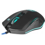 Мишка Defender Sleipnir GM-927 ігрова (+килимок) 12800dpi 6кн чорна (52927)